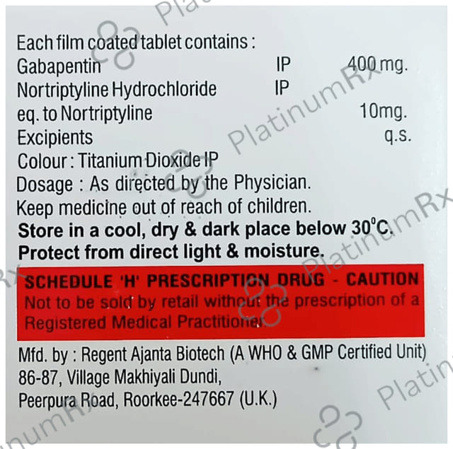 Penbird NT 400/10mg Tablet 10s