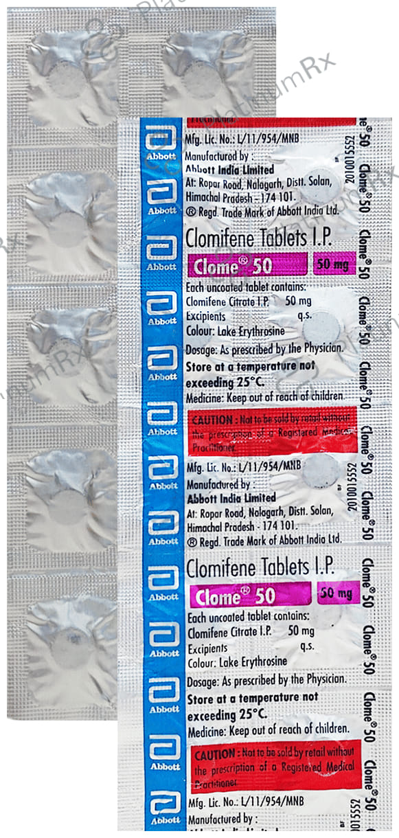 Clome 50mg Tablet 10s