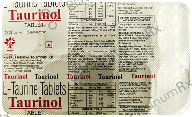 Taurinol Tablet