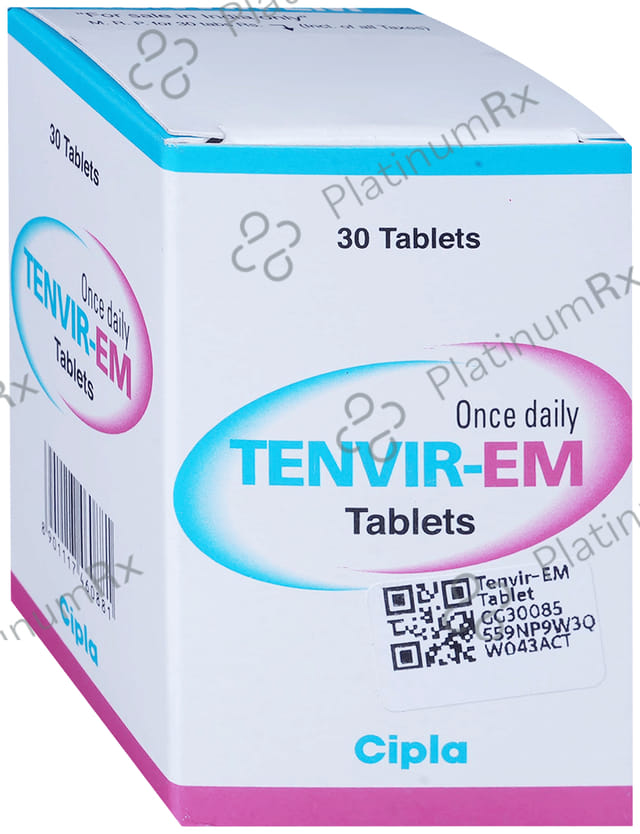 Tenvir EM 200/300mg Tablet 30s