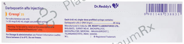 Cresp 25mcg Injection 0.42ml