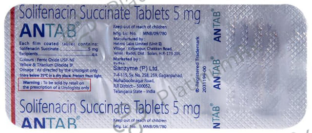 Antab 5mg Tablet 10s