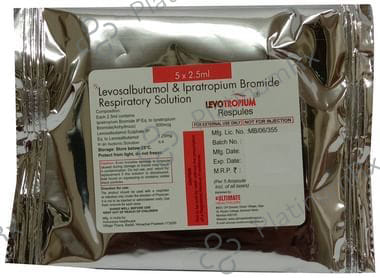 Levotropium 1.25/500mcg Respules 5X2.5ml