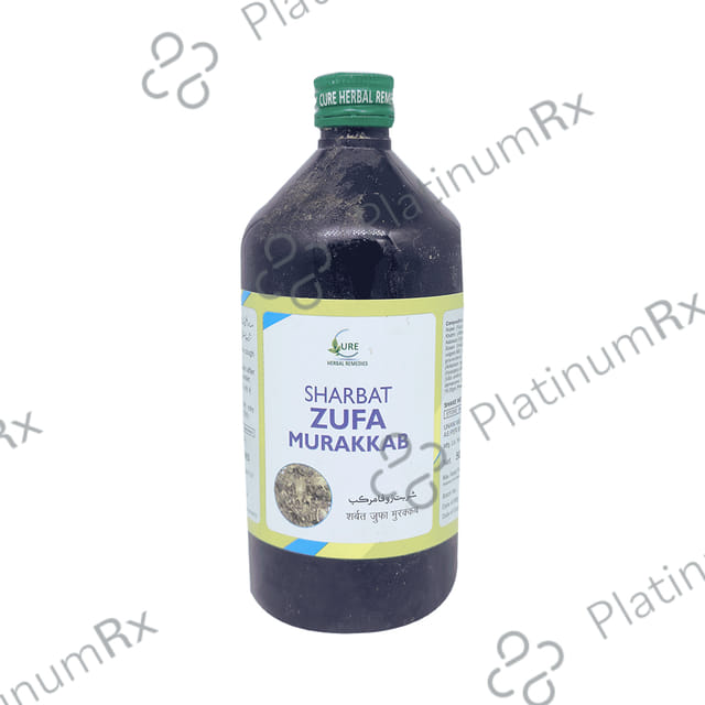 Cure Herbal Remedies Sharbat Zufa Murakkab 500 ml
