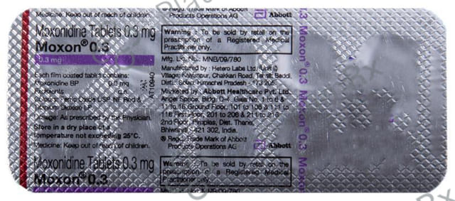 Moxon 0.3mg Tablet 10s