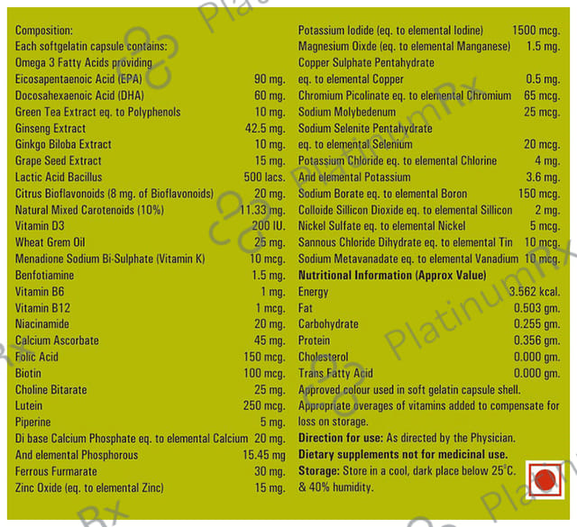 SDD 5G Omega 3 Fish Oil Softgel Capsule 10s