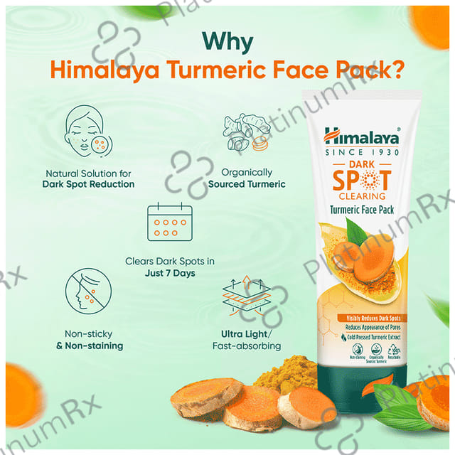 Himalaya Dark Spot Clearing Face Pack Turmeric 50 gm