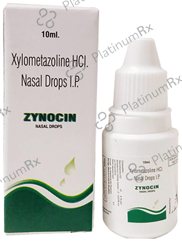 Zynocin 0.1% Nasal Drops 10ml