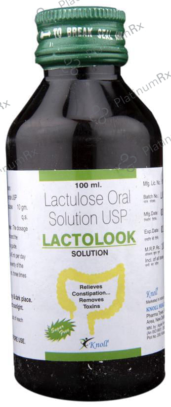 Lactolook Oral Solution Sugar Free 100ml