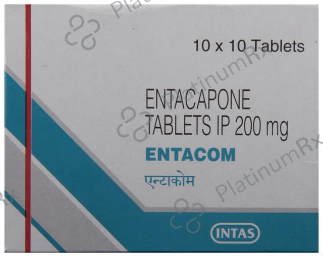 Entacom 200mg Tablet 10s