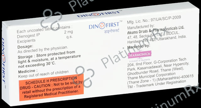 Dinofirst 2mg Tablet 14