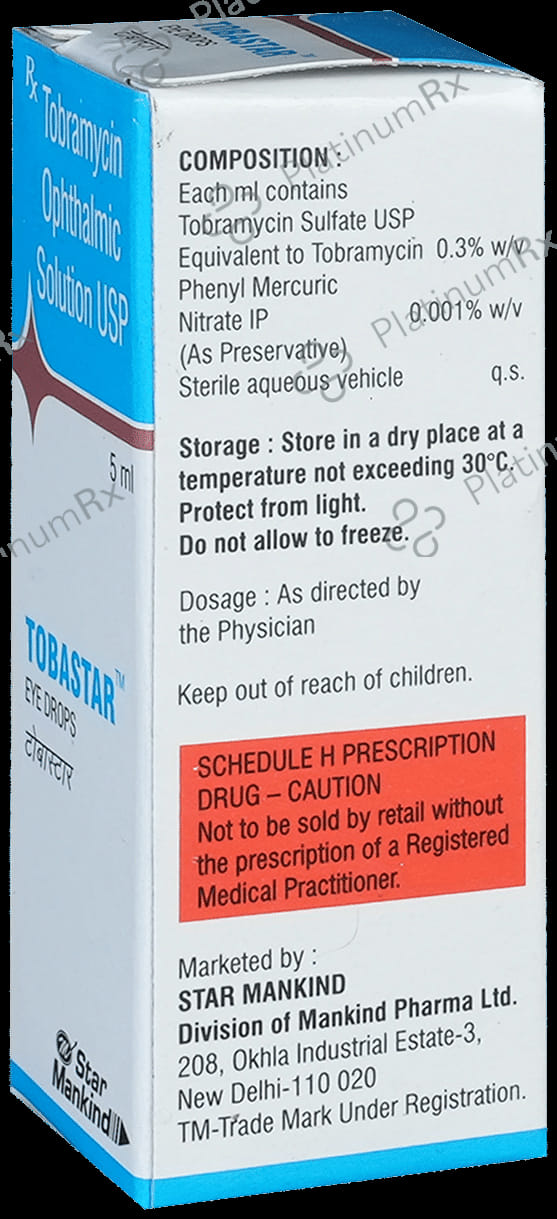 Tobastar 0.3% Eye Drop 5ml