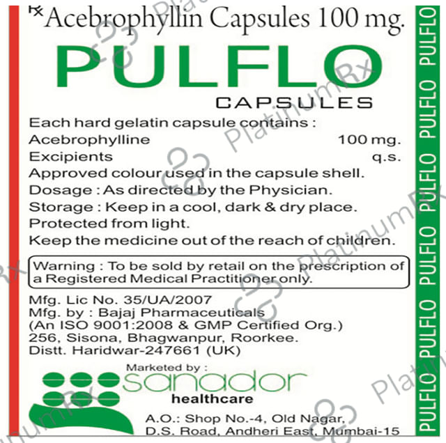 Pulflo 100mg Capsule