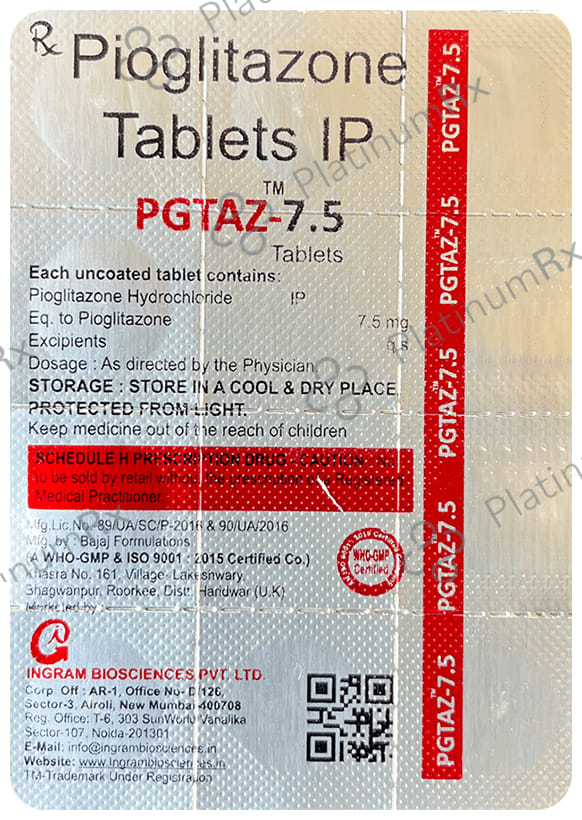 Pgtaz 7.5 Tablet
