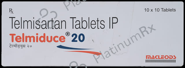 Telmiduce 20mg Tablet 10s