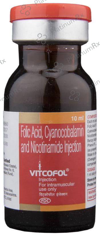 Vitcofol 200/15mg/500mcg Injection 10ml