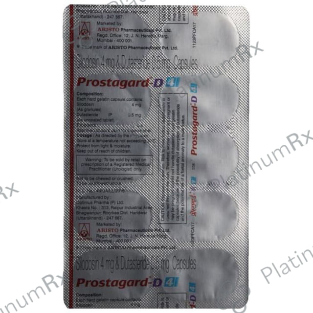 Prostagard D 4/0.5mg Capsule 10s