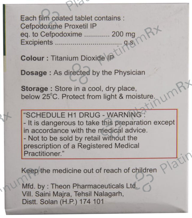 Greatcef 200mg Tablet 10s