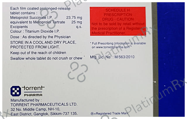 Tolol XR 25mg PR Tablet 15s