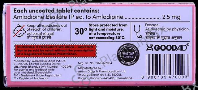 Predipine 2.5 Tablet