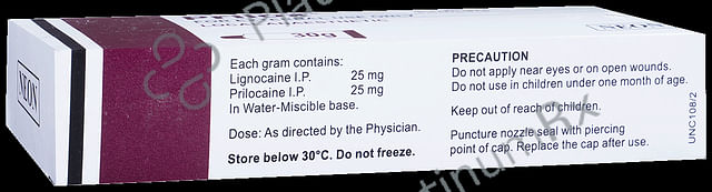 Prilox 25/25mg Cream 30gm