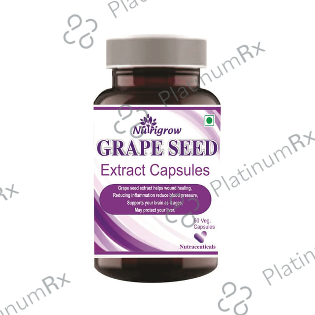 Nutrigrow Grape Seed Extract Veg Capsule 60 vegicaps