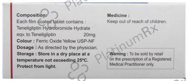 Vidglit 20mg Tablet 10s