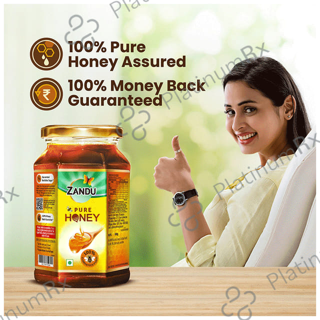 Zandu Pure Honey for Energy & Weight Management No Sugar Adulteration 500gm