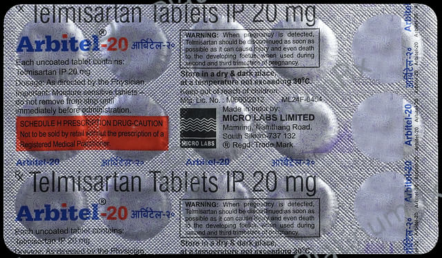 Arbitel 20mg Tablet 15s