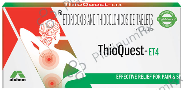 Thioquest ET 60/4mg Tablet 10s