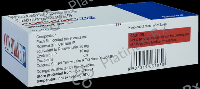 Consivas EZ 10/20mg Tablet 10s