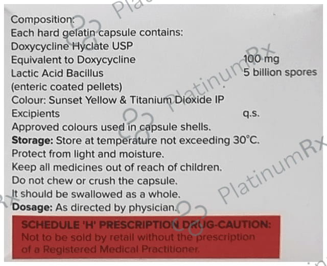 K Dox 100mg/5B Capsule 10s
