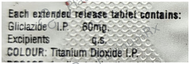 Glicazide 60mg Tablet XR 10s