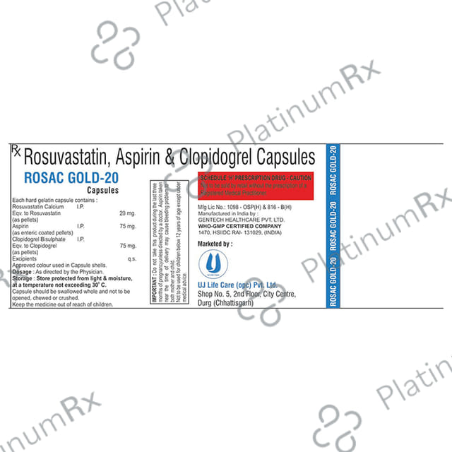 Rosac Gold 20 Capsule