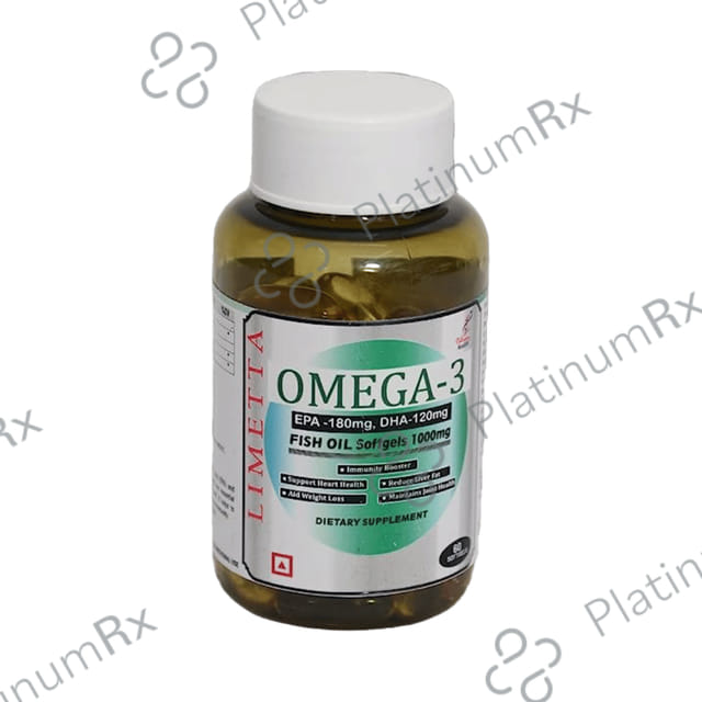 Limetta Omega 3 Soft Gelatin Capsule 60s