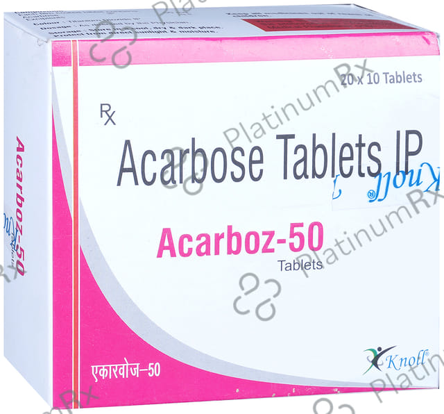 Acarboz 50mg Tablet 10s