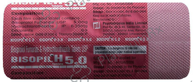 Bisopil H 5 Tablet