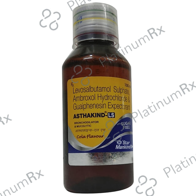 Asthakind LS Cola 15/50/1mg Expectorant 100ml