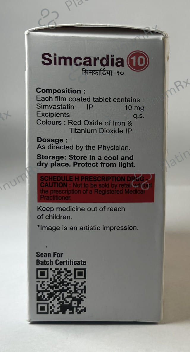 Simcardia 10mg Tablet 10s