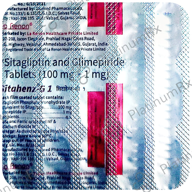 Sitahenz G 1/100mg Tablet 15s