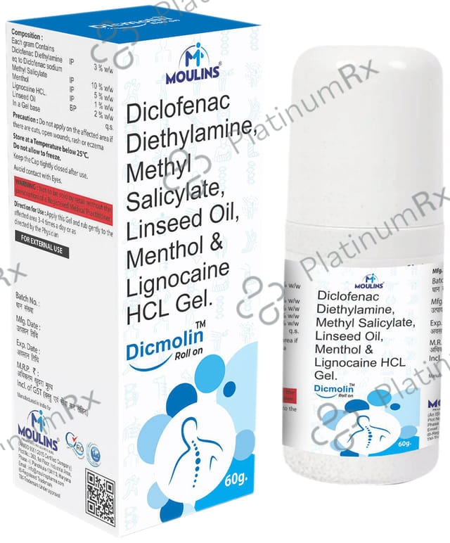 Dicmolin Roll on 60gm