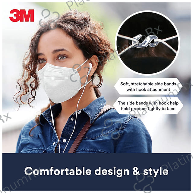 3M KN95 9513 Particulate Respirator Mask Adult White 10 masks