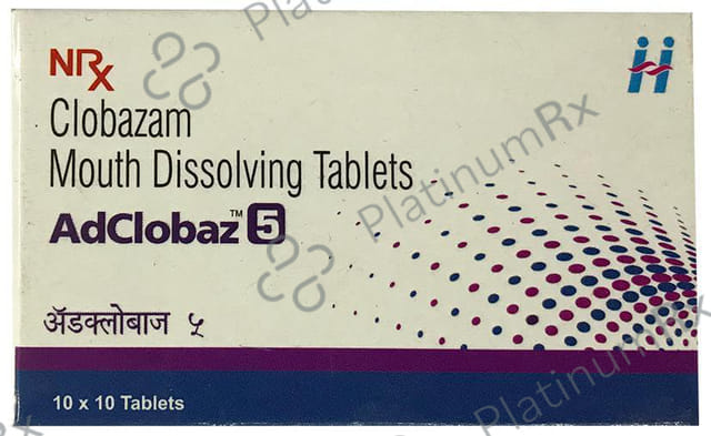 Adclobaz 5mg Tablet MD 10s