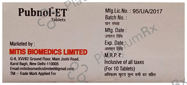 Pubnol-ET Tablet