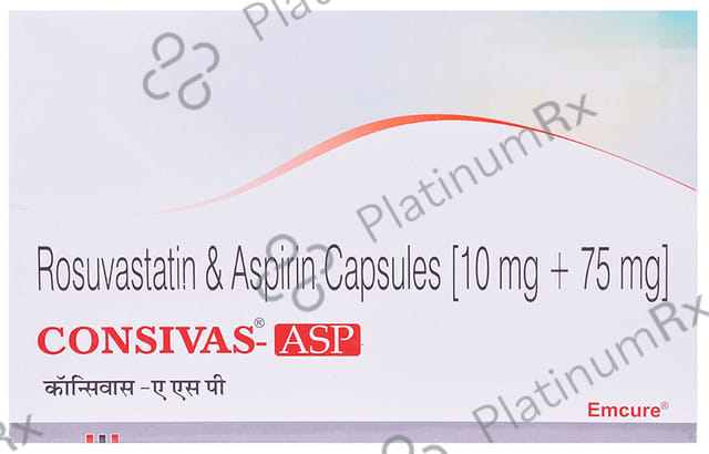 Consivas Asp 75/10mg Capsule 10s