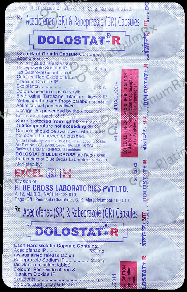 Dolostat R 200mg/20mg Capsule