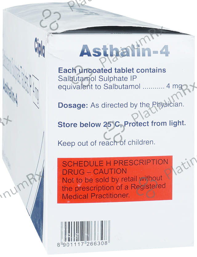 Asthalin 4mg Tablet 45s