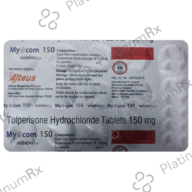 Myocom 150mg Tablet 10s