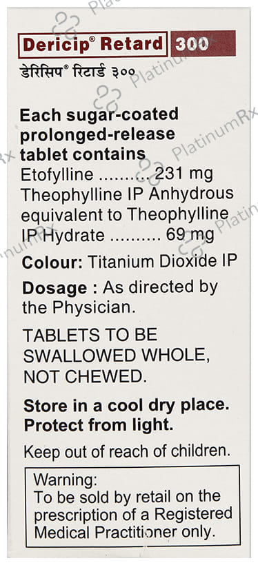 Dericip 300mg Retard PR Tablet 10s