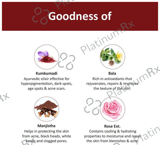 TAC The Ayurveda Co Kumkumadi Sunscreen SPF 50 Cream 50gm